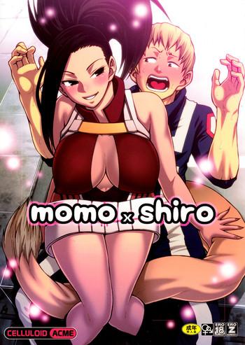 Yaoi hentai Momo x Shiro- My hero academia hentai Blowjob