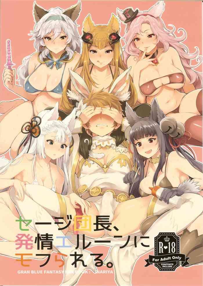 Hairy Sexy Sage Danchou, Hatsujou Elune ni Mofurareru.- Granblue fantasy hentai Slut