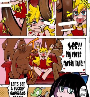 Passion PANTY- Panty and stocking with garterbelt hentai Black Hair