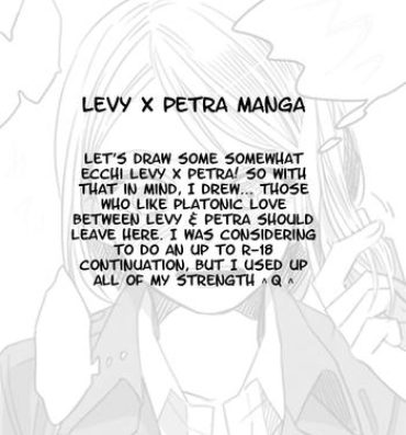Freak Levi × Petra Manga- Shingeki no kyojin hentai Nuru