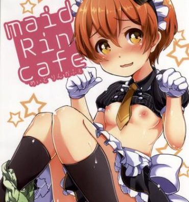 Sucking maid Rin cafe- Love live hentai Butt Plug
