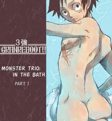 Spit Monster Trio: In The Bath- One piece hentai Street Fuck