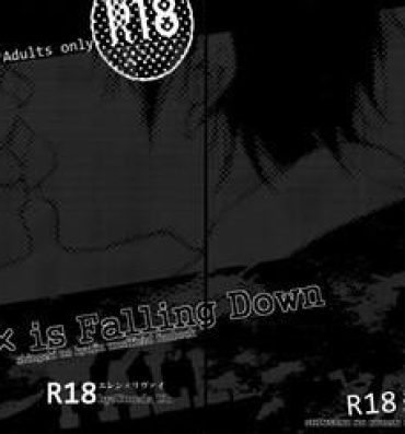 Teenager ♪ ××× is Falling Down- Shingeki no kyojin hentai Masturbating